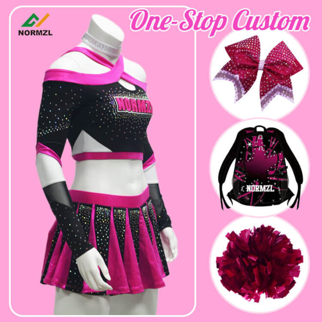 Normzl Custom All-Star Cheerleading Uniforms Women Sexy Dandy Design Cheer Uniforms Wholesale Cheerleader Costumes for Girls - Image 6