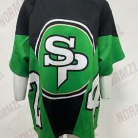 New green cheerleading uniform design