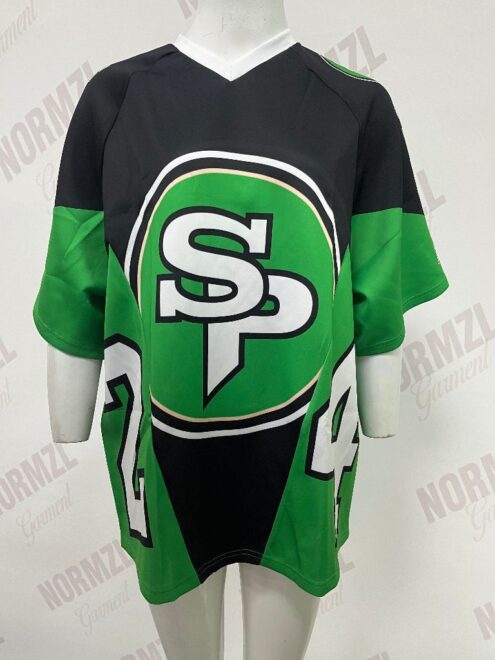 New green cheerleading uniform design