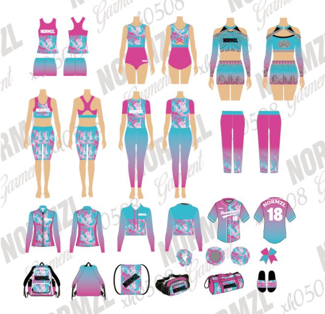 cheerleader costume fashion spandex cheerleading uniform youth  rhinestone all star cheerleading Wear - Image 5