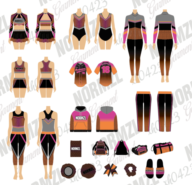 cheerleader costume fashion spandex cheerleading uniform youth  rhinestone all star cheerleading Wear - Image 3