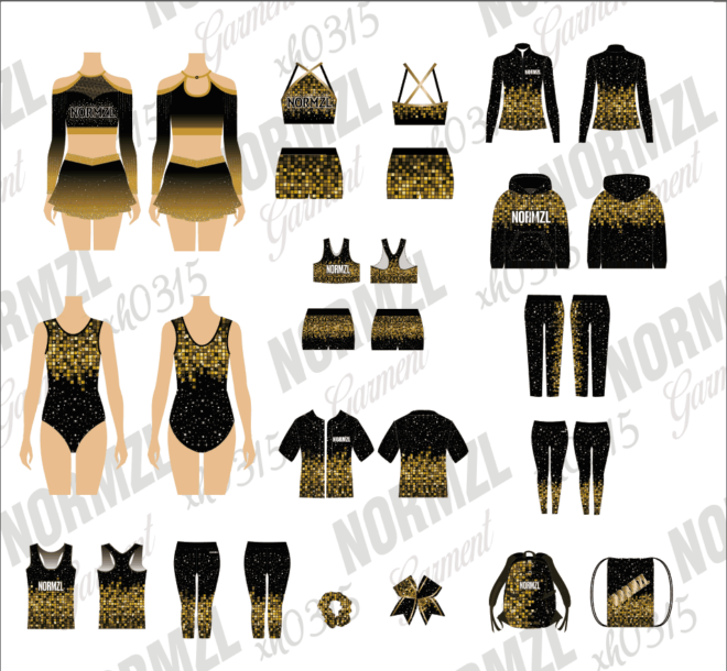cheerleader costume fashion spandex cheerleading uniform youth  rhinestone all star cheerleading Wear - Image 2