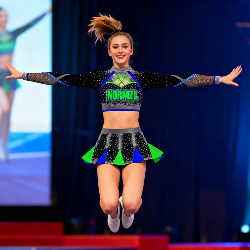 Green Cheer Uniform 04