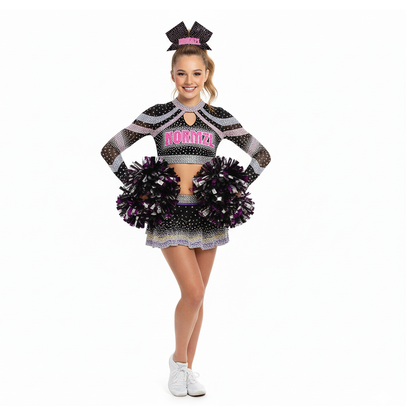 purple Cheer uniform 01