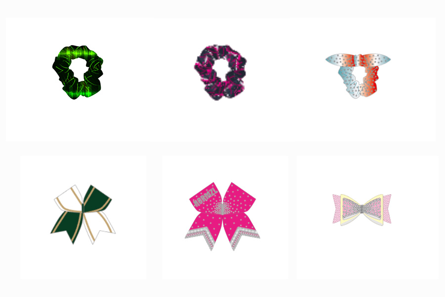 Cheer Bows & Scrunchies-1