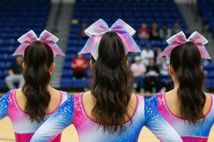 Cheer Bows & Scrunchies-3