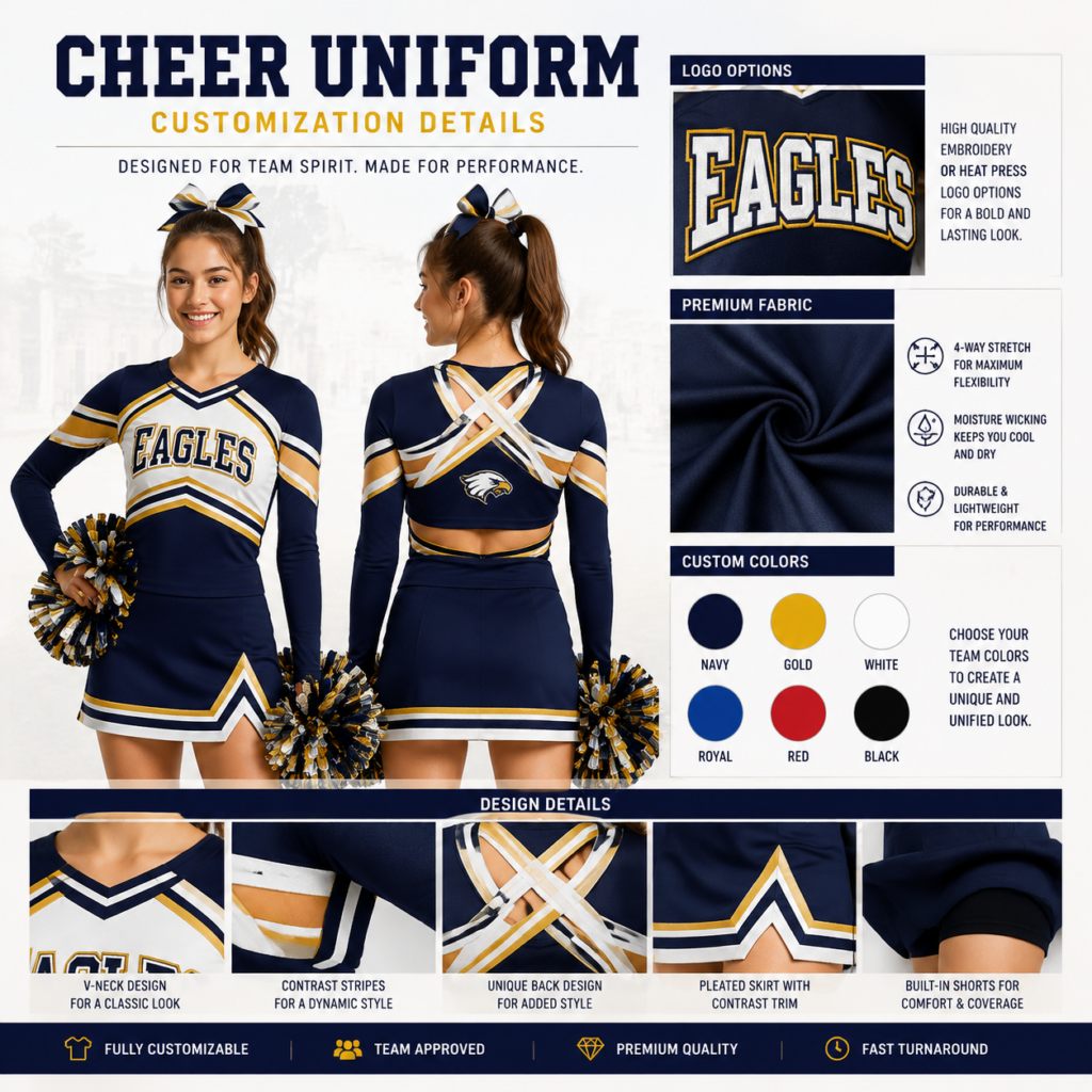 sideline Cheer uniform design