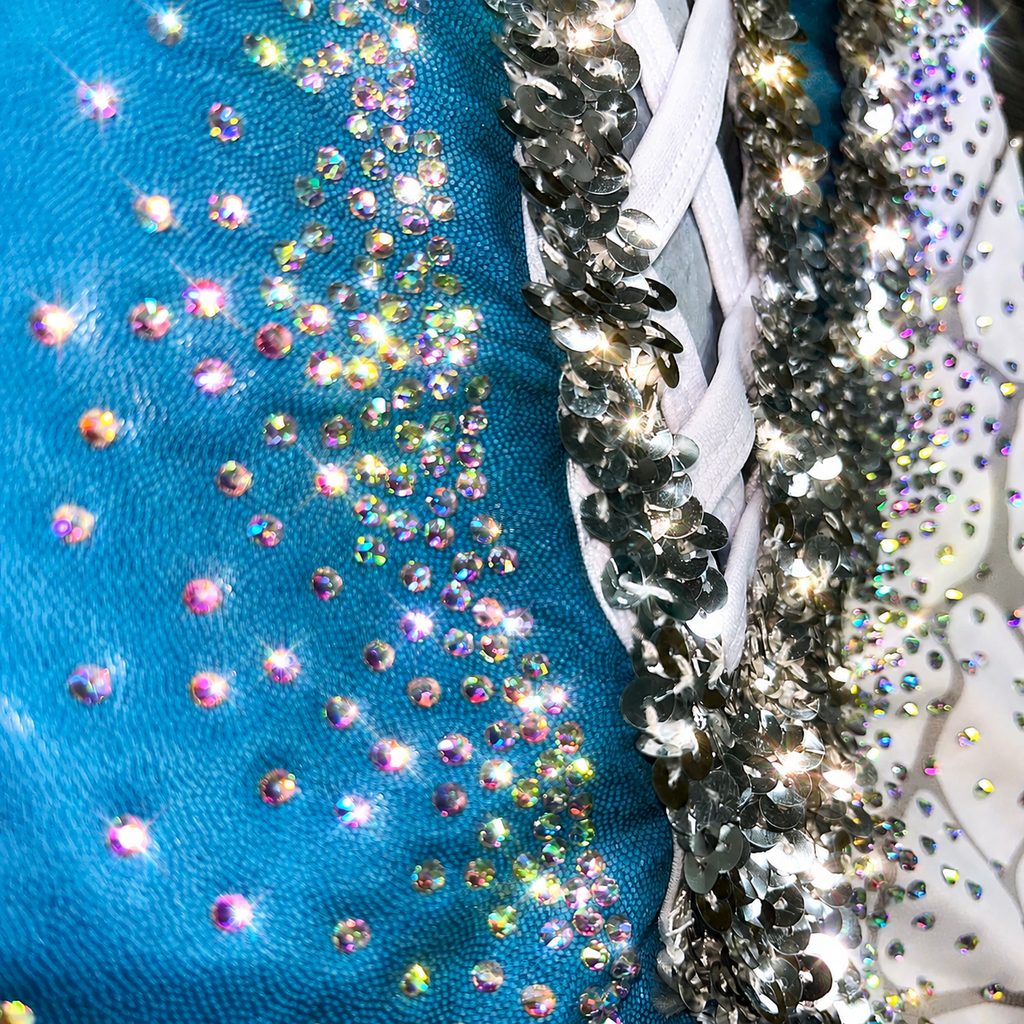Majorette uniform AB rhinestones