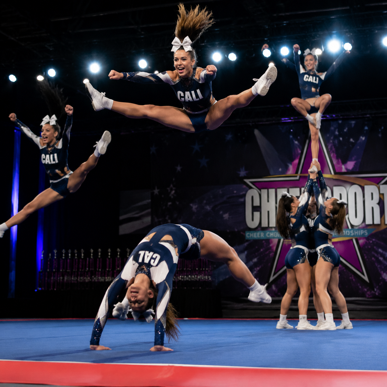 cheerleader training