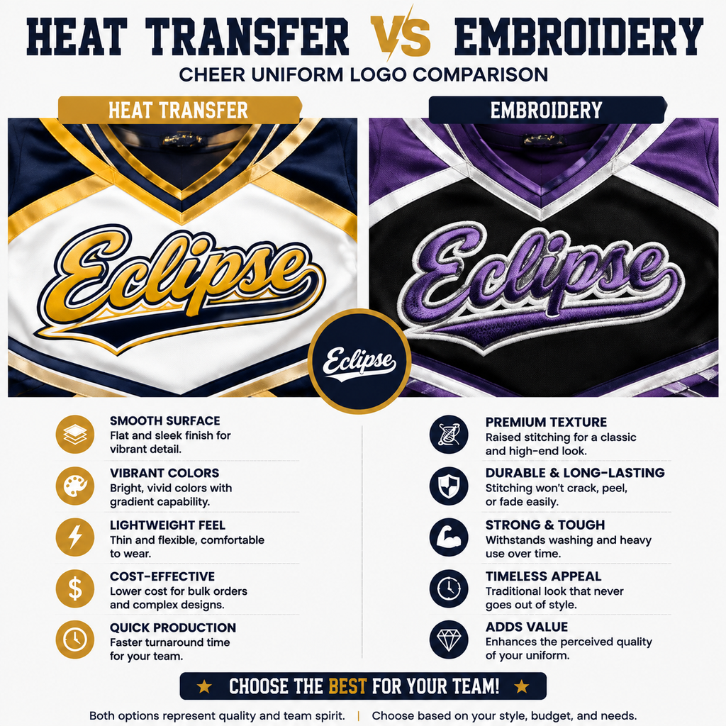 embroidery & Sublimation difference