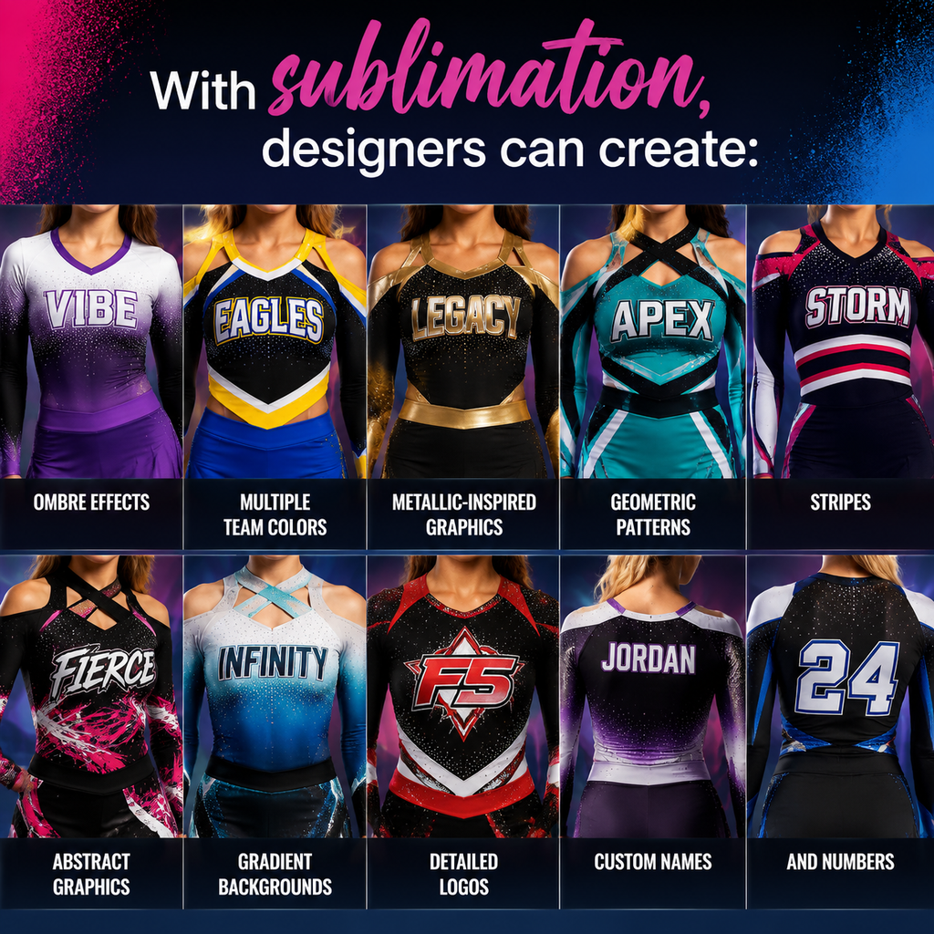 sublimation Cheer uniform